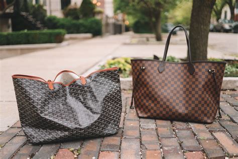 Goyard vs Lv totes